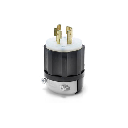 Clavija de Media Vuelta 3P 4H 20A NEMA L15-20P Leviton