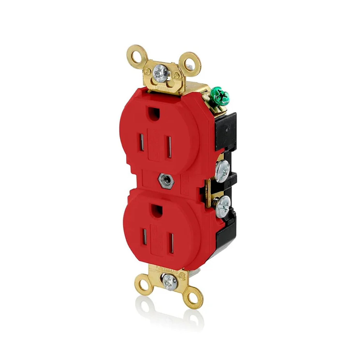 Contacto Dúplex 2P 3H 15A 125V Rojo Leviton