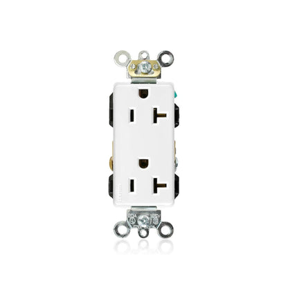 Contacto Dúplex con Conexión a Tierra Aislada 20A 250V Blanco Leviton