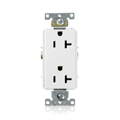 Contacto Dúplex 20A 125V Blanco Decora Plus Leviton