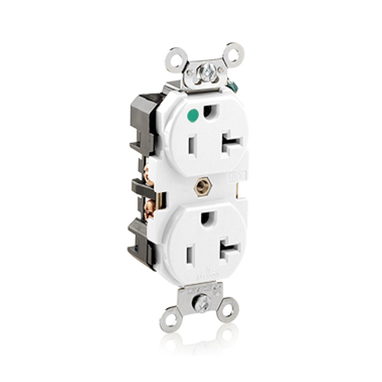 Contacto Dúplex Grado Hospital Blanco Leviton
