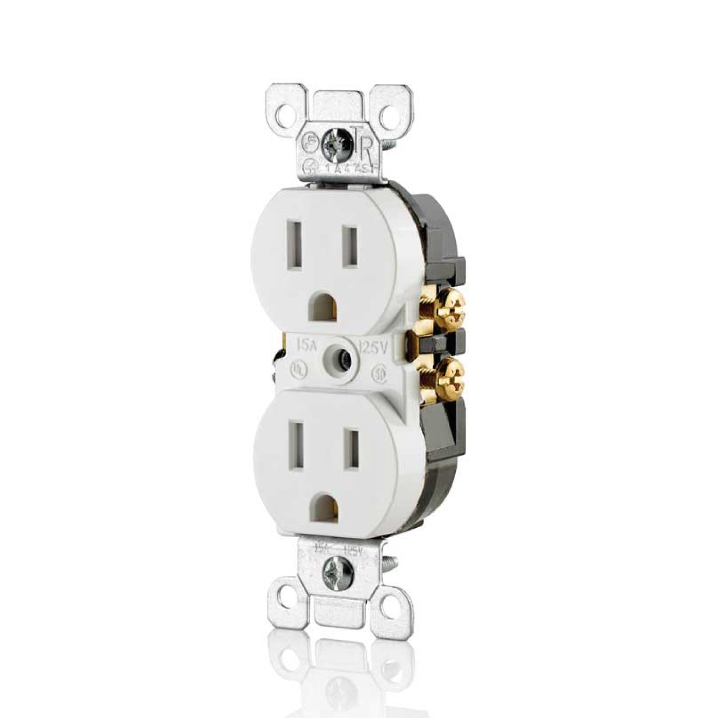 Contacto Dúplex Tamper Resistant 15A 125V Blanco Leviton