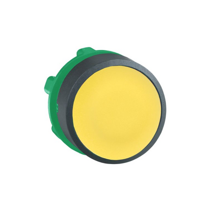 Cabeza Pulsador Amarillo 22 mm Schneider Electric ZB5AA5