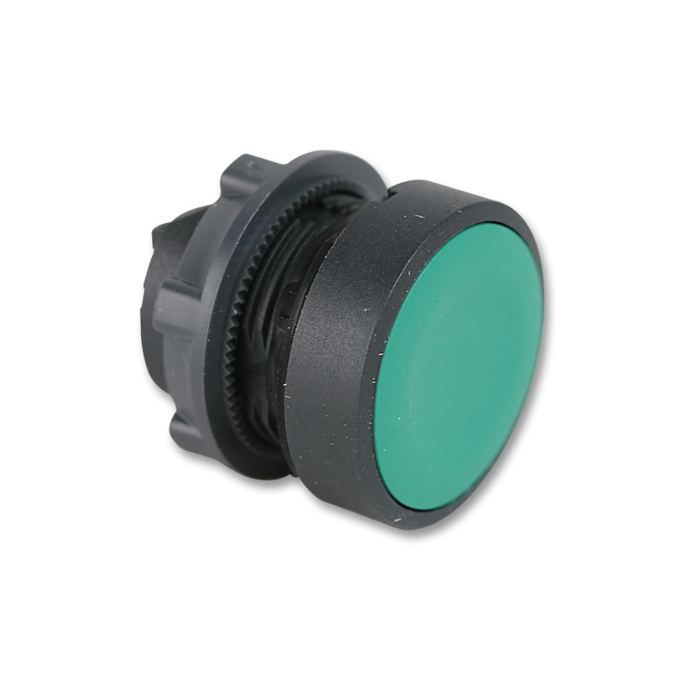 Cabeza Pulsador Verde 22 mm Schneider Electric ZB5AA3