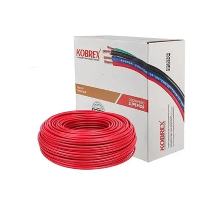 Caja 100 mts Cable Calibre 10 awg Rojo THW-LS Vinikob Kobrex