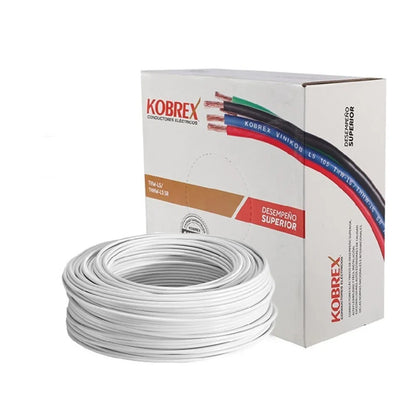 Caja 100 mts Cable Calibre 12 awg Blanco THW-LS Vinikob Kobrex