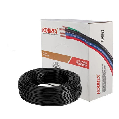 Caja 100 mts Cable Calibre 12 awg Negro THW-LS Vinikob Kobrex