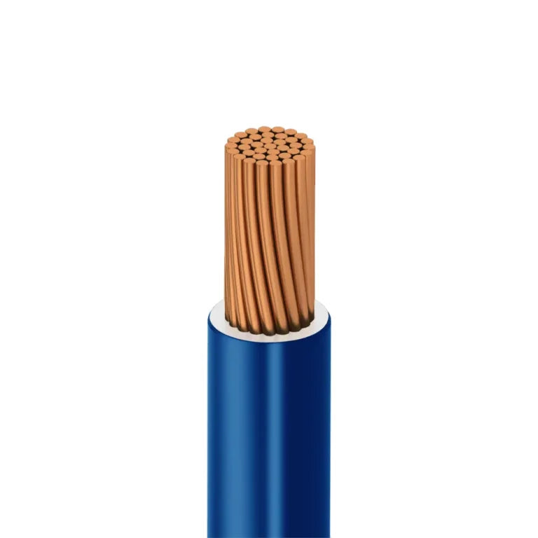 Caja 100 mts Cable Calibre 14 awg Azul THW-LS Vinikob Kobrex
