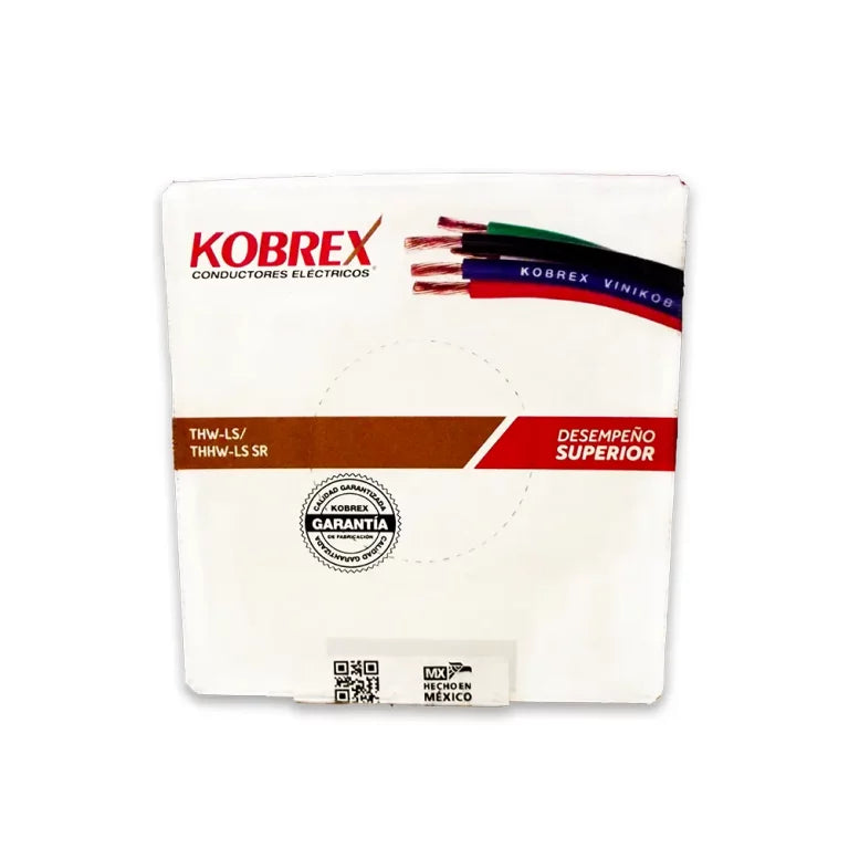 Caja 100 mts Cable Calibre 8 awg Azul THW-LS Vinikob Kobrex