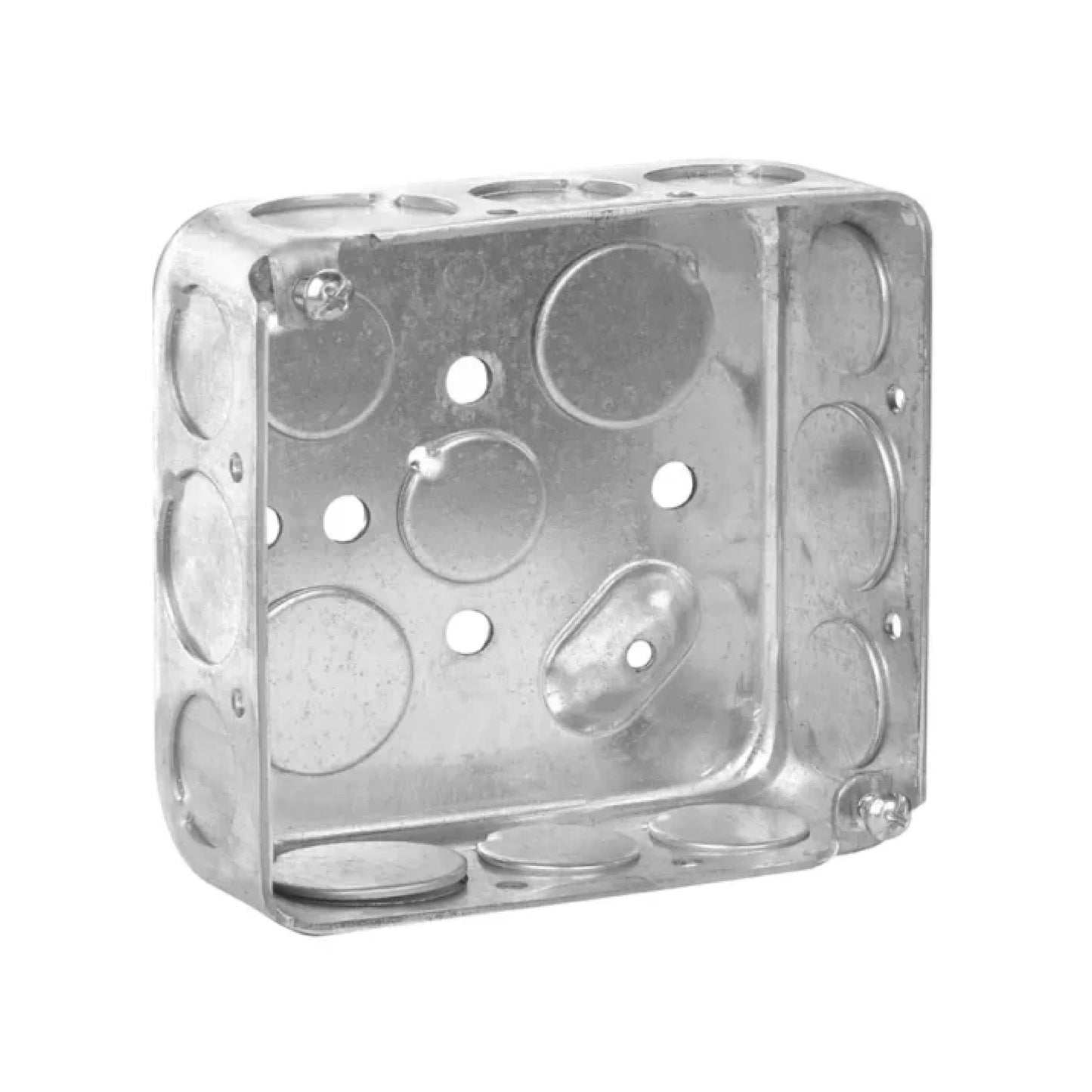 Caja cuadrada galvanizada de 3/4"