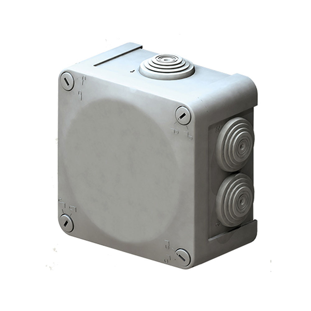 Caja estanca tapa con tornillos 100x100x45mm Royer