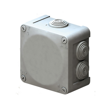 Caja estanca tapa con tornillos 100x100x45mm Royer