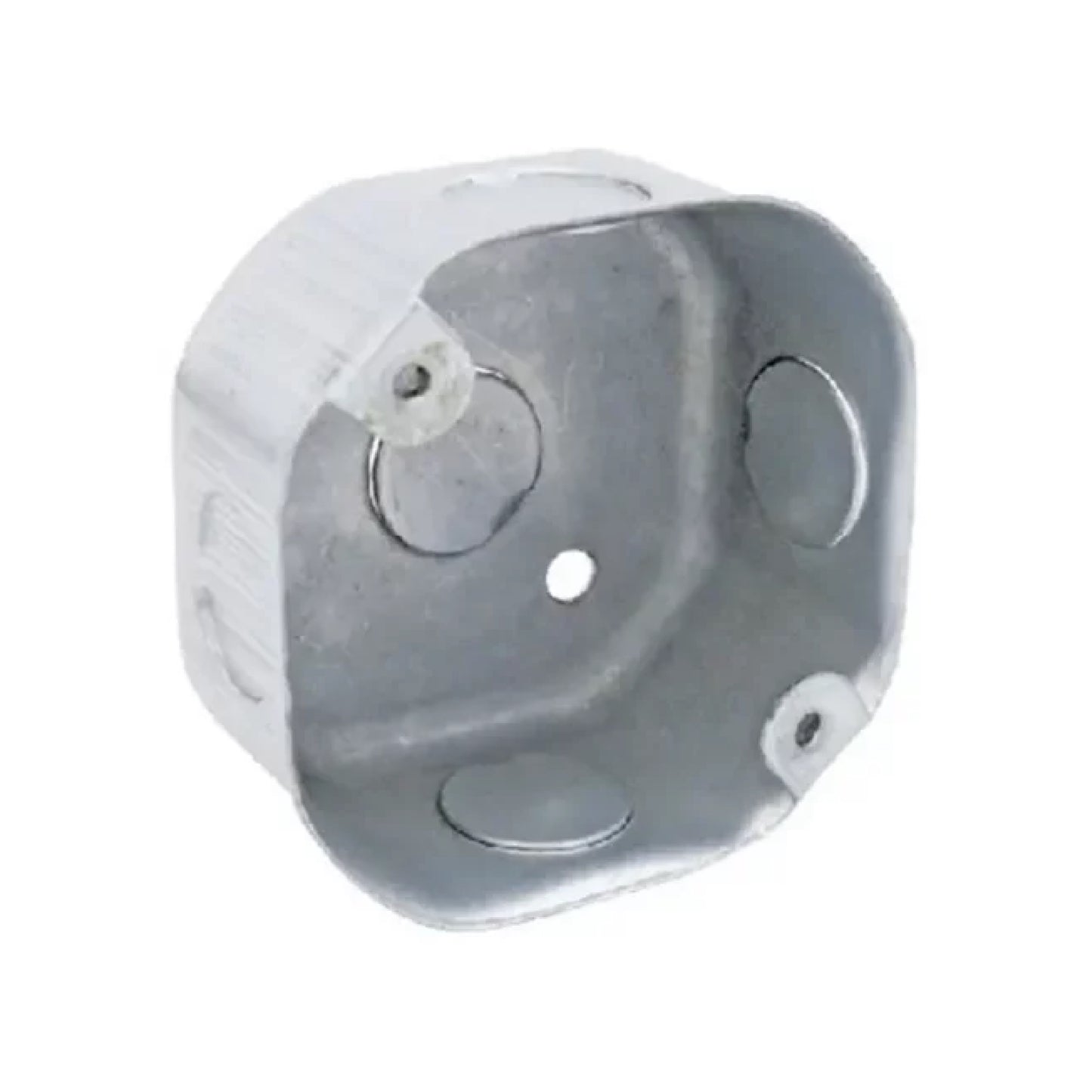 Caja redonda galvanizada de 1/2"