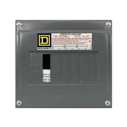 Centro de Carga QO Square D 100A 2F 6P NEMA1 de Sobreponer Schneider Electric QOD6S