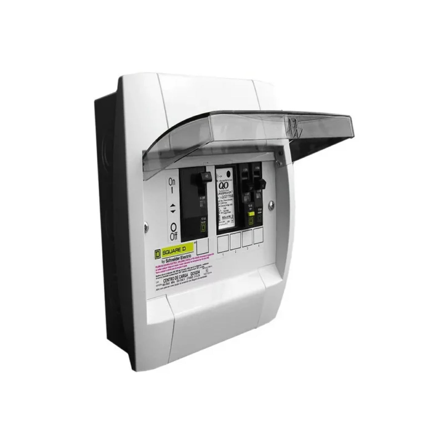 Centro de Carga QO Square D 60A 2F 3H 2+4P NEMA1 120/240 VCA Schneider Electric QOX204