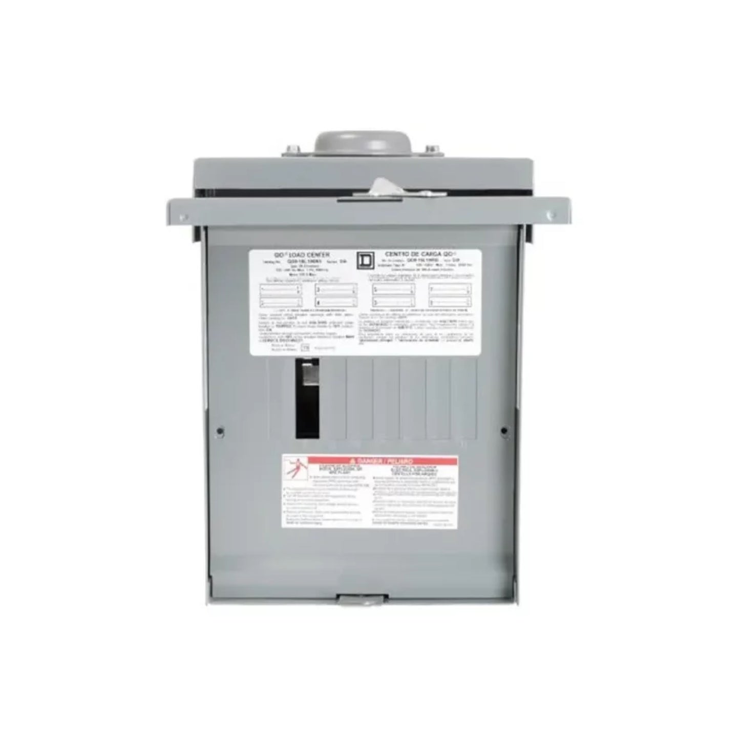 Centro de Carga QO de Zapatas Square D 100A 1F 8P NEMA 3R Schneider Electric QO816L100RB