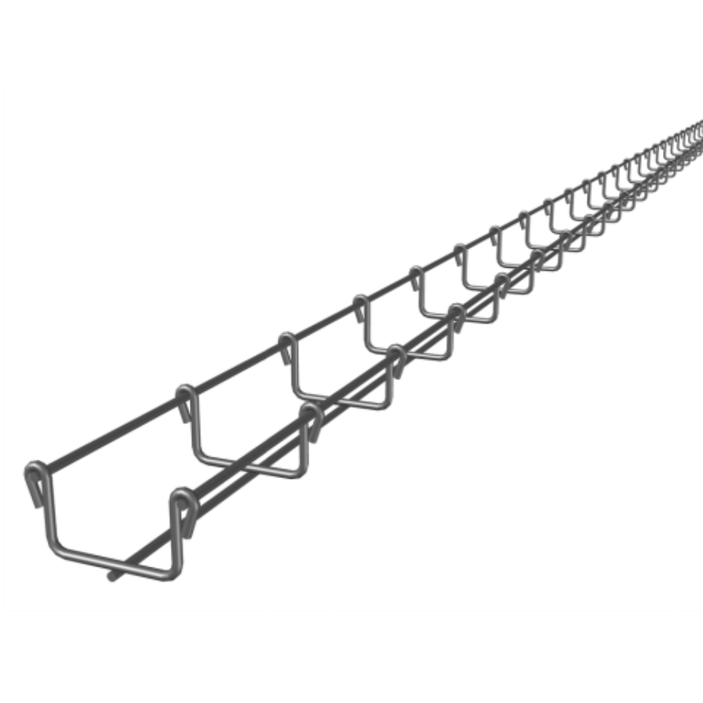 Charola Tipo Malla 3 mts 33x50 mm Galvanizado Electrozincado Charofil