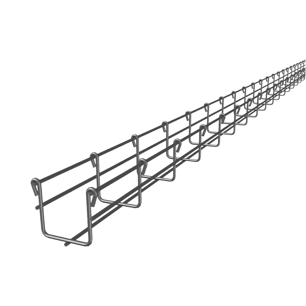 Charola Tipo Malla 3 mts 54x50 mm Electrozincado Charofil