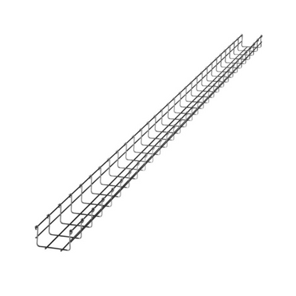 Charola Tipo Malla 3 mts 66x100 mm Galvanizado Electrozincado Charofil