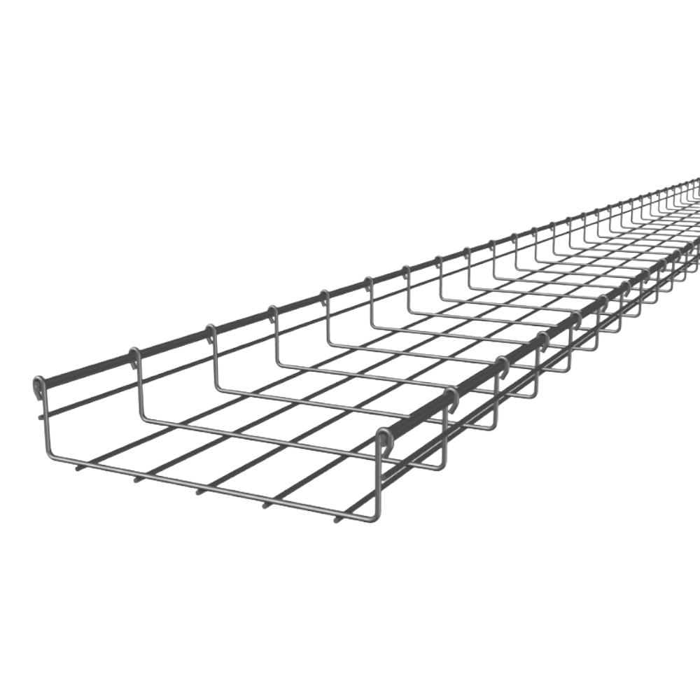 Charola Tipo Malla 3 mts 66x250 mm Galvanizado Electrozincado Charofil