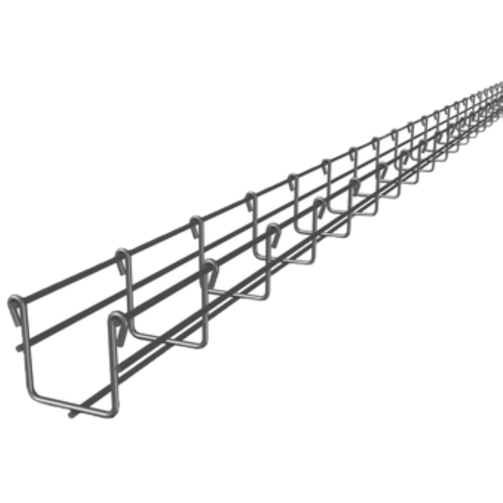 Charola Tipo Malla 3 mts 66x50 mm Galvanizado Electrozincado Charofil
