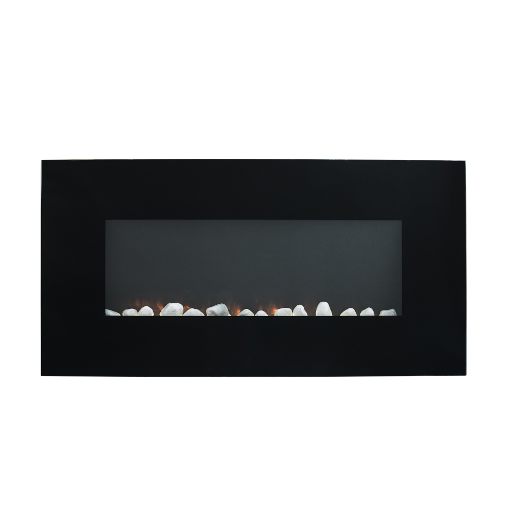Chimenea Eléctrica Milán Negra LED Masterfan