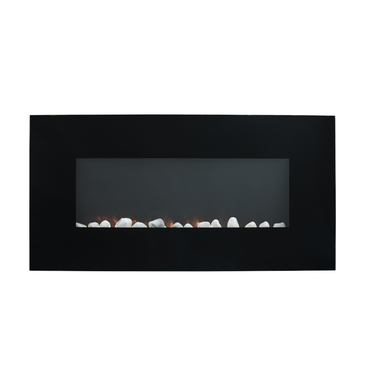 Chimenea Eléctrica Milán Negra LED Masterfan