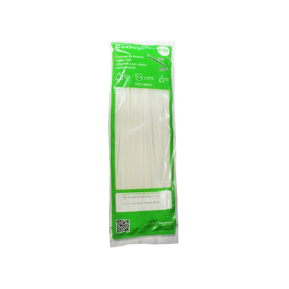Cinchos Dexson de 35 cm x 4.8 mm color Blanco (100 pzs.) Dexson Schneider Electric DXN3014B