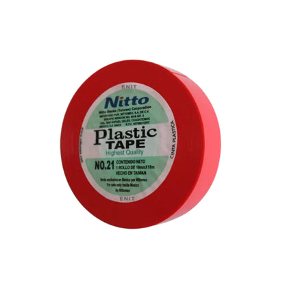 Cinta de Aislar 19mm x 18mts Rojo Nitto