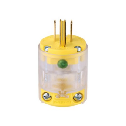 Clavija Entrada Recta Iluminada 15A 125V 2P Arrow Hart