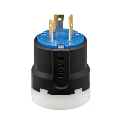 Clavija Media Vuelta Ultragrip Azul 2P3H 30A Arrow Hart