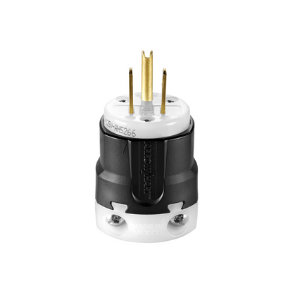 Clavija de entrada recta 2P 3H 15A 125V NEMA 5-15 Arrow Hart Eaton