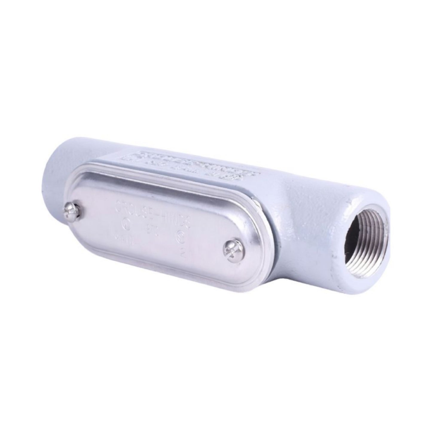 Condulet C serie 7 con tapa y empaque 38mm 1-1/2" Crouse Hinds Eaton