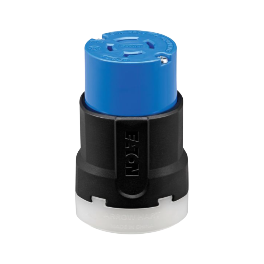 Conector Media Vuelta Ultra Grip Azul 2P 3H 30A Arrow Hart