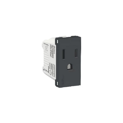 Contacto 2P+T 15A color Grafito Orion Schneider Electric S70202094