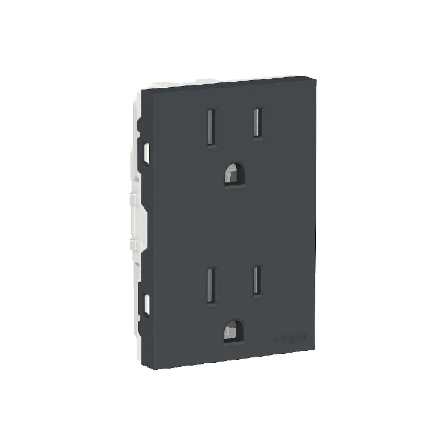 Contacto Dúplex 2P+T 15A color Grafito Orion Schneider Electric S70322094