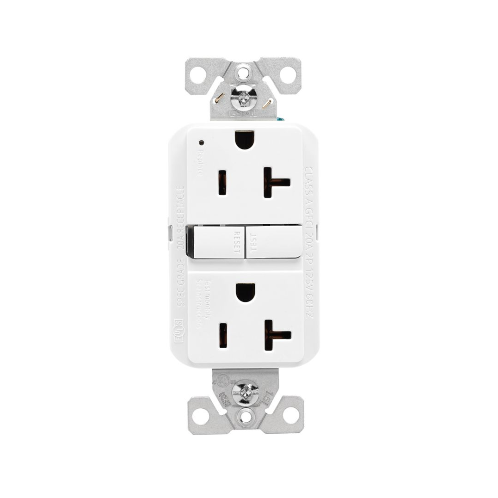 Contacto GFCI Blanco 20A 125V Arrow Hart