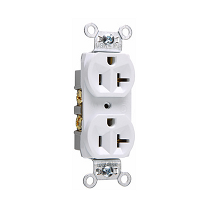 Contacto dúplex 20A 125V Blanco Arrow Hart Eaton