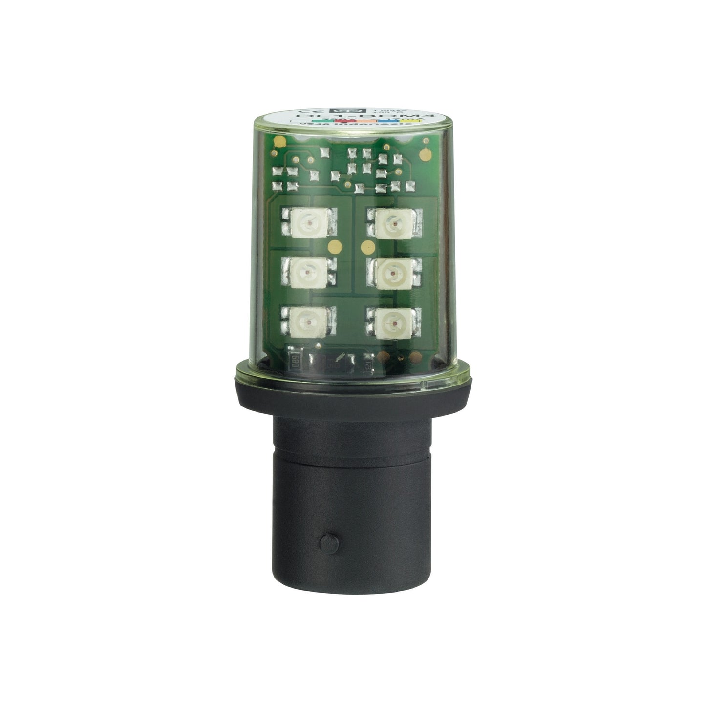 Green LED BA15D 24 VCA/DC Schneider Electric DL1BDB3