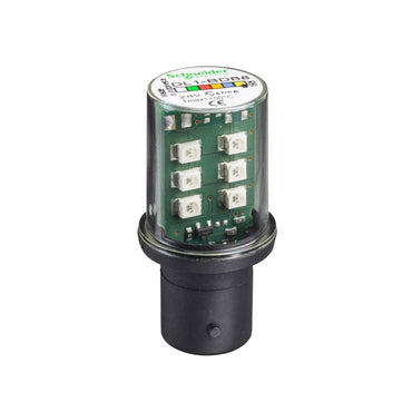 Yellow LED BA15 24 VCA/DC Schneider Electric DL1BDB8