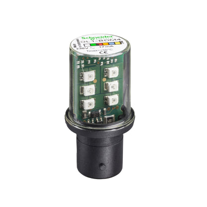Yellow LED BA15 24 VCA/DC Schneider Electric DL1BDB8