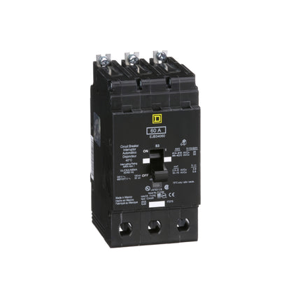 Interruptor Atornillable Marco E-3 P 60 A 480/277 VCA 65/100 kA Schneider Electric EJB34060