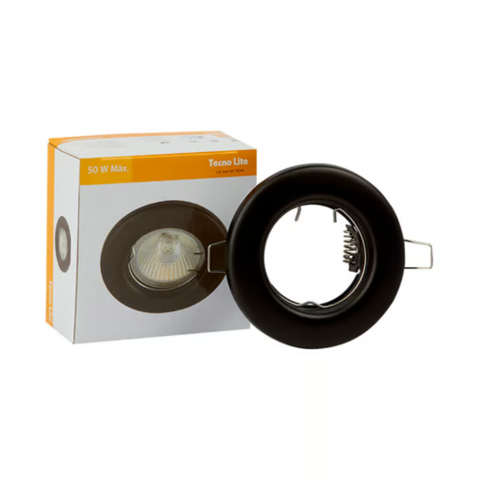 Empotrado GX5.3 Negro 6W Tecnolite