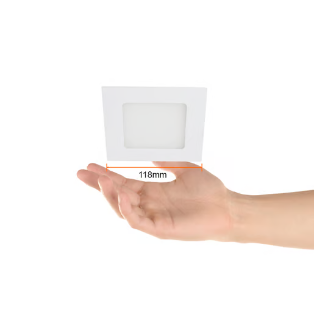 Empotrado LED Luz Fría 6W Blanco Tecnolite