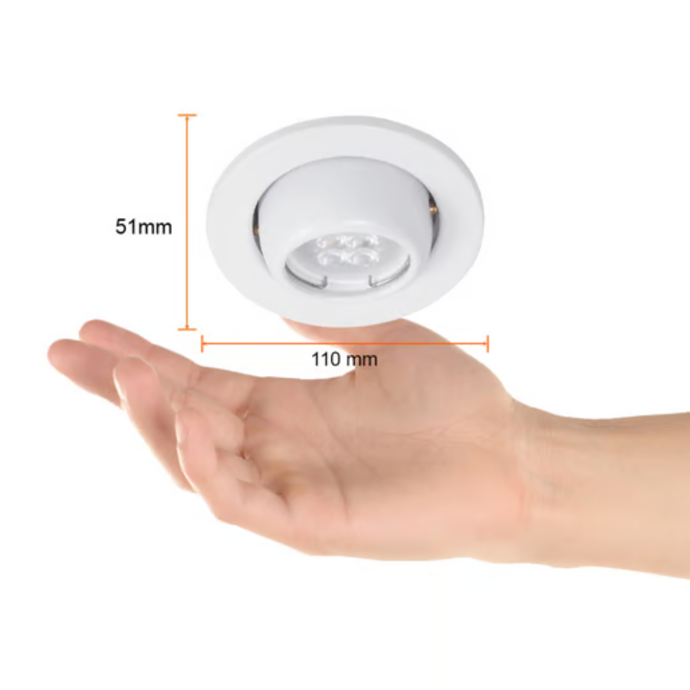 Empotrado dirigible GX5.3 Blanco 50W Tecnolite