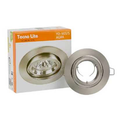 Empotrado dirigible GX5.3 Satinado 6W Tecnolite