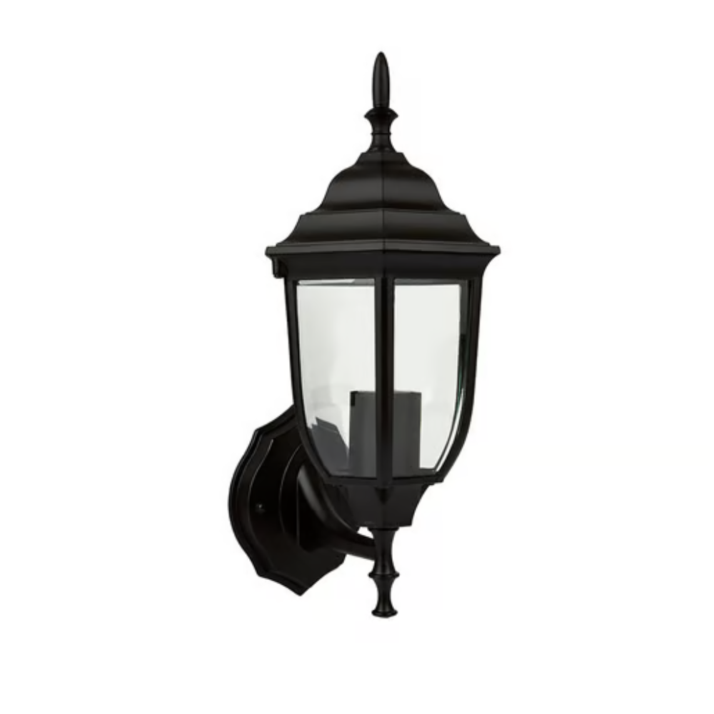 Farol de pared E27 Negro 8.5W Tecnolite