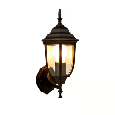 Farol de pared E27 Negro 8.5W Tecnolite
