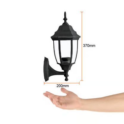 Farol de pared E27 Negro 8.5W Tecnolite