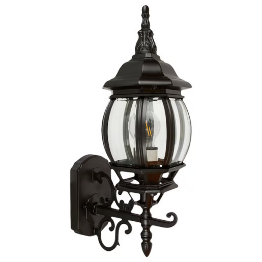 Farol de pared E27 Negro 26W Tecnolite